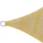 Toldo Vela Rectangular 4x3 m Vela de Sombra para Jardín Patio Terraza HDPE Anti UV y Transpirable Color Arena
