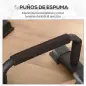 Barras Paralelas Calistenia de Acero con Alfombra Antideslizante para Entrenamiento en Gimnasio Hogar 36x25x20 cm Negro Barras Paralelas Calistenia de Acero con Alfombra Antideslizante para Entrenamiento en Gimnasio Hogar 36x25x20 cm Negro