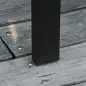 Banco de Jardín de 2 Plazas con Respaldo Decorativo y Reposabrazos para Terraza Balcón Patio Exterior Carga 240 kg Hierro Fundid