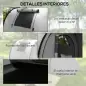 Tienda de Campaña para 3 Personas con Ventanas Gancho Bolsa de Transporte Impermeable 3000 mm 470x220x150 cm Verde