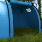 Tienda de Campaña para 3 Personas con Ventanas Gancho Bolsa de Transporte Impermeable 3000 mm 470x220x150 cm Azul Celeste