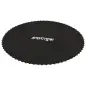Tapete de Repuesto para Trampolín Ø323 cm Colchoneta para Trampolín de 12 Pies con 72 Enganches Negro