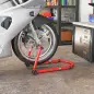 Soporte de Rueda Delantera y Trasera Motocicleta Convertible Carga 390 kg con Adaptadores de Horquillas en U y L Ruedas Soporte de Rueda Delantera y Trasera Motocicleta Convertible Carga 390 kg con Adaptadores de Horquillas en U y L Ruedas