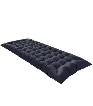 Esterilla de Camping Plegable Portátil con Correas Antideslizante para Cama de Camping Tienda Viajes Gris Oscuro