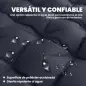 Esterilla de Camping Plegable Portátil con Correas Antideslizante para Cama de Camping Tienda Viajes Gris Oscuro