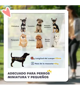 Carrito para Perros Pequeños con 4 Ruedas Freno Cesta Capota Correas de Seguridad y Ventanas 67x45x96 cm Gris Claro
