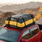 Bolsa de Techo para Coche 425L Impermeable con 8 Correas Alfombrilla Antideslizante Ganchos para Vehículos Amarillo