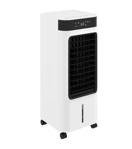 Climatizador Evaporativo 3 en 1 con Depósito de 7 L Oscilación 48° 3 Velocidades 3 Modos Temporizador 24h Blanco