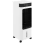 Climatizador Evaporativo 3 en 1 con Depósito de 7 L Oscilación 48° 3 Velocidades 3 Modos Temporizador 24h Blanco