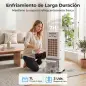 Climatizador Evaporativo 3 en 1 con Depósito de 7 L Oscilación 48° 3 Velocidades 3 Modos Temporizador 24h Blanco