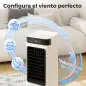 Climatizador Evaporativo 3 en 1 con Depósito de 7 L Oscilación 48° 3 Velocidades 3 Modos Temporizador 24h Blanco