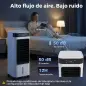 Climatizador Evaporativo 3 en 1 con Depósito de 7 L Oscilación 48° 3 Velocidades 3 Modos Temporizador 24h Blanco