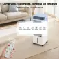 Climatizador Evaporativo 3 en 1 con Depósito de 7 L Oscilación 48° 3 Velocidades 3 Modos Temporizador 24h Blanco