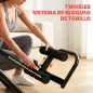 Tabla de Inversión Plegable con Dominadas y Flexiones Altura Ajustable 155-198 cm Ángulos 20° 40° 60° Cinturón Rojo