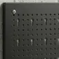 Organizador de Herramientas de Pared de 33 Piezas 120x60 cm con Ganchos Contenedores y Estantes Negro y Naranja