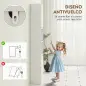 Columna de Baño Estrecha con 2 Puertas y 2 Estantes Abiertos para Espacios Pequeños 30x24x170 cm Blanco Columna de Baño Estrecha con 2 Puertas y 2 Estantes Abiertos para Espacios Pequeños 30x24x170 cm Blanco