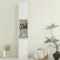 Columna de Baño Estrecha con 2 Puertas y 2 Estantes Abiertos para Espacios Pequeños 30x24x170 cm Blanco Columna de Baño Estrecha con 2 Puertas y 2 Estantes Abiertos para Espacios Pequeños 30x24x170 cm Blanco