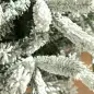Árbol de Navidad Nevado Artificial 150 cm con 521 Ramas PVC y PE Base Plegable y Soporte de Metal Verde y Blanco Árbol de Navidad Nevado Artificial 150 cm con 521 Ramas PVC y PE Base Plegable y Soporte de Metal Verde y Blanco
