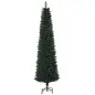 Árbol de Navidad Artificial Altura 180 cm con 380 Ramas Decoración Navideña para Interiores Ø56x180 cm Verde