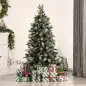 Árbol de Navidad Artificial 150 cm con 440 Ramas 39 Piñas y 39 Bayas Decoración Navideña para Interiores Verde Árbol de Navidad Artificial 150 cm con 440 Ramas 39 Piñas y 39 Bayas Decoración Navideña para Interiores Verde