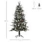 Árbol de Navidad Artificial 150 cm con 440 Ramas 39 Piñas y 39 Bayas Decoración Navideña para Interiores Verde Árbol de Navidad Artificial 150 cm con 440 Ramas 39 Piñas y 39 Bayas Decoración Navideña para Interiores Verde