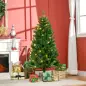 Árbol de Navidad Artificial con Luces Preinstaladas de 150 cm y 502 Ramas Decoración Navideña para Interior Verde