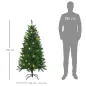 Árbol de Navidad Artificial con Luces Preinstaladas de 150 cm y 502 Ramas Decoración Navideña para Interior Verde
