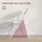 Juego de 4 Sillas Plegables Acolchadas con Respaldo y Estructura de Acero para Salón Comedor Cocina 45x46x78 cm Blanco