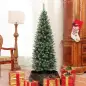 Árbol de Navidad Artificial 150 cm con 395 Ramas 30 Piñas y Soporte de Metal Árbol Navideño para Salón Interior Verde Árbol de Navidad Artificial 150 cm con 395 Ramas 30 Piñas y Soporte de Metal Árbol Navideño para Salón Interior Verde