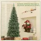 Árbol de Navidad Artificial 150 cm con 395 Ramas 30 Piñas y Soporte de Metal Árbol Navideño para Salón Interior Verde Árbol de Navidad Artificial 150 cm con 395 Ramas 30 Piñas y Soporte de Metal Árbol Navideño para Salón Interior Verde