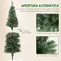 Árbol de Navidad Artificial 150 cm con 395 Ramas 30 Piñas y Soporte de Metal Árbol Navideño para Salón Interior Verde Árbol de Navidad Artificial 150 cm con 395 Ramas 30 Piñas y Soporte de Metal Árbol Navideño para Salón Interior Verde