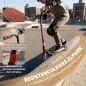 Scooter Acrobático para Trucos Patinete Freestyle con Rodamientos ABEC-9 Ruedas 120 mm Giro 360° para Skatepark Rojo