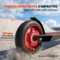 Scooter Acrobático para Trucos Patinete Freestyle con Rodamientos ABEC-9 Ruedas 120 mm Giro 360° para Skatepark Rojo