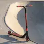 Scooter Acrobático para Trucos Patinete Freestyle con Rodamientos ABEC-9 Ruedas 120 mm Giro 360° para Skatepark Rojo