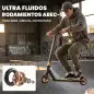 Scooter Acrobático para Trucos Patinete Freestyle con Rodamientos ABEC-9 Ruedas 120 mm Giro 360° para Skatepark Dorado