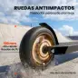 Scooter Acrobático para Trucos Patinete Freestyle con Rodamientos ABEC-9 Ruedas 120 mm Giro 360° para Skatepark Dorado