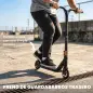 Scooter Acrobático para Trucos Patinete Freestyle con Rodamientos ABEC-9 Ruedas 120 mm Giro 360° para Skatepark Dorado
