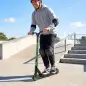 Scooter Acrobático para Trucos Patinete Freestyle con Rodamientos ABEC-9 Ruedas 120 mm Giro 360° para Skatepark Verde