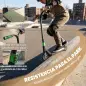 Scooter Acrobático para Trucos Patinete Freestyle con Rodamientos ABEC-9 Ruedas 120 mm Giro 360° para Skatepark Verde