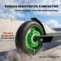 Scooter Acrobático para Trucos Patinete Freestyle con Rodamientos ABEC-9 Ruedas 120 mm Giro 360° para Skatepark Verde
