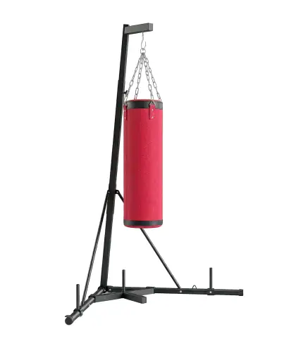 Soporte para Saco de Boxeo de Pie de Acero con Altura Ajustable 175–220 cm y 185–231 cm Base Pesada y Bolsa de Arena