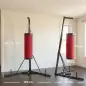 Soporte para Saco de Boxeo de Pie de Acero con Altura Ajustable 175–220 cm y 185–231 cm Base Pesada y Bolsa de Arena