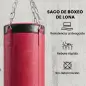 Soporte para Saco de Boxeo de Pie de Acero con Altura Ajustable 175–220 cm y 185–231 cm Base Pesada y Bolsa de Arena