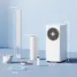 Aire Acondicionado Portátil 9000 BTU 4 en 1 Enfriamiento Deshumidificador Ventilador Modo de Sueño para 33 m² Blanco