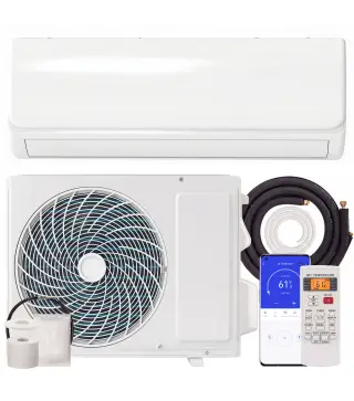 Aire Acondicionado Split Inverter 12000 BTU con Bomba de Calor WiFi y Control por Voz para 18 m² con Kit de Instalación