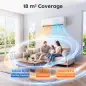 Aire Acondicionado Split Inverter 12000 BTU con Bomba de Calor WiFi y Control por Voz para 18 m² con Kit de Instalación
