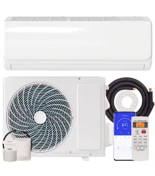 Aire Acondicionado Split Inverter 12000 BTU con Bomba de Calor WiFi y Control por Voz para 18 m² con Kit de Instalación
