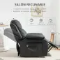 Sillón Relax Levanta Personas Sillón Elevador con Control Remoto Reclinación Eléctrica 160° Reposapiés 76x90x105cm Negro Sillón Relax Levanta Personas Sillón Elevador con Control Remoto Reclinación Eléctrica 160° Reposapiés 76x90x105cm Negro