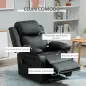 Sillón Relax Levanta Personas Sillón Elevador con Control Remoto Reclinación Eléctrica 160° Reposapiés 76x90x105cm Negro Sillón Relax Levanta Personas Sillón Elevador con Control Remoto Reclinación Eléctrica 160° Reposapiés 76x90x105cm Negro