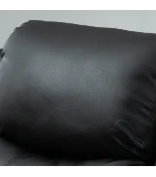 Sillón Relax Levanta Personas Sillón Elevador con Control Remoto Reclinación Eléctrica 160° Reposapiés 76x90x105cm Negro